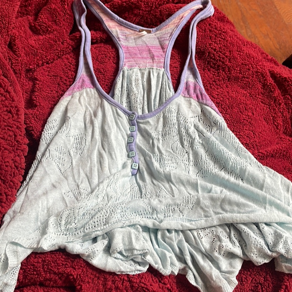 Free People-Large Sleeveless Sweater Tanktop